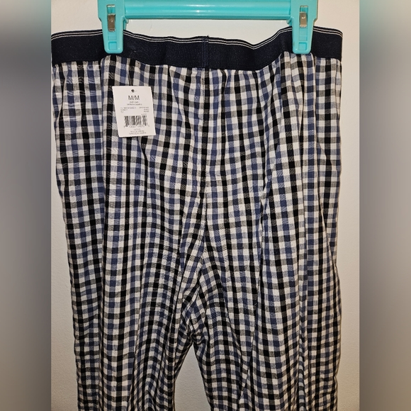 George Men's NWT Sleep Pajama Relax pj Pants Sleepwear Plaid Pattern Medium M bl - Picture 5 of 6